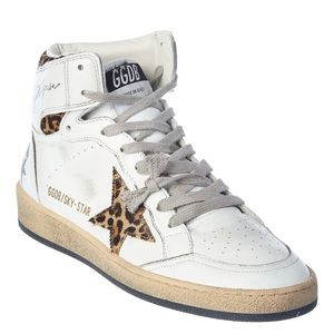Sky Star by Golden Goose with animal print star cavallino!